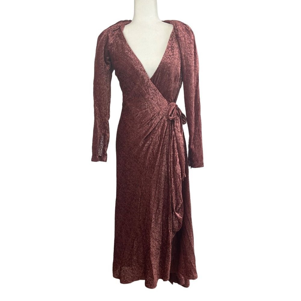 TANYA TAYLOR LAUREEN DRESS SIZE 2  ROSEWOOD MAXI NWT